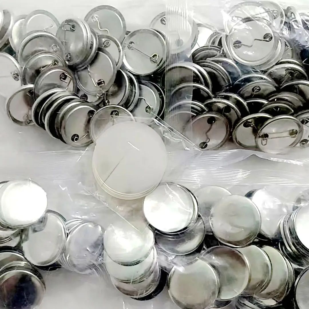 Button Badge Blank - 1000pcs 25mm/32mm/37mm bahan dasar lencana kancing