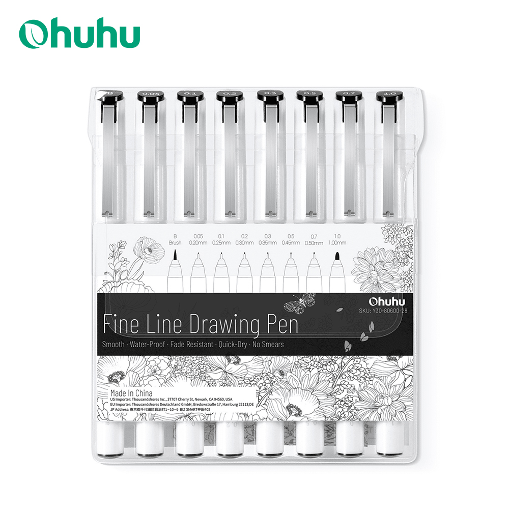 Copic Marker Sketch - Ohuhu Pena Mikro Pena Gambar Fineliner