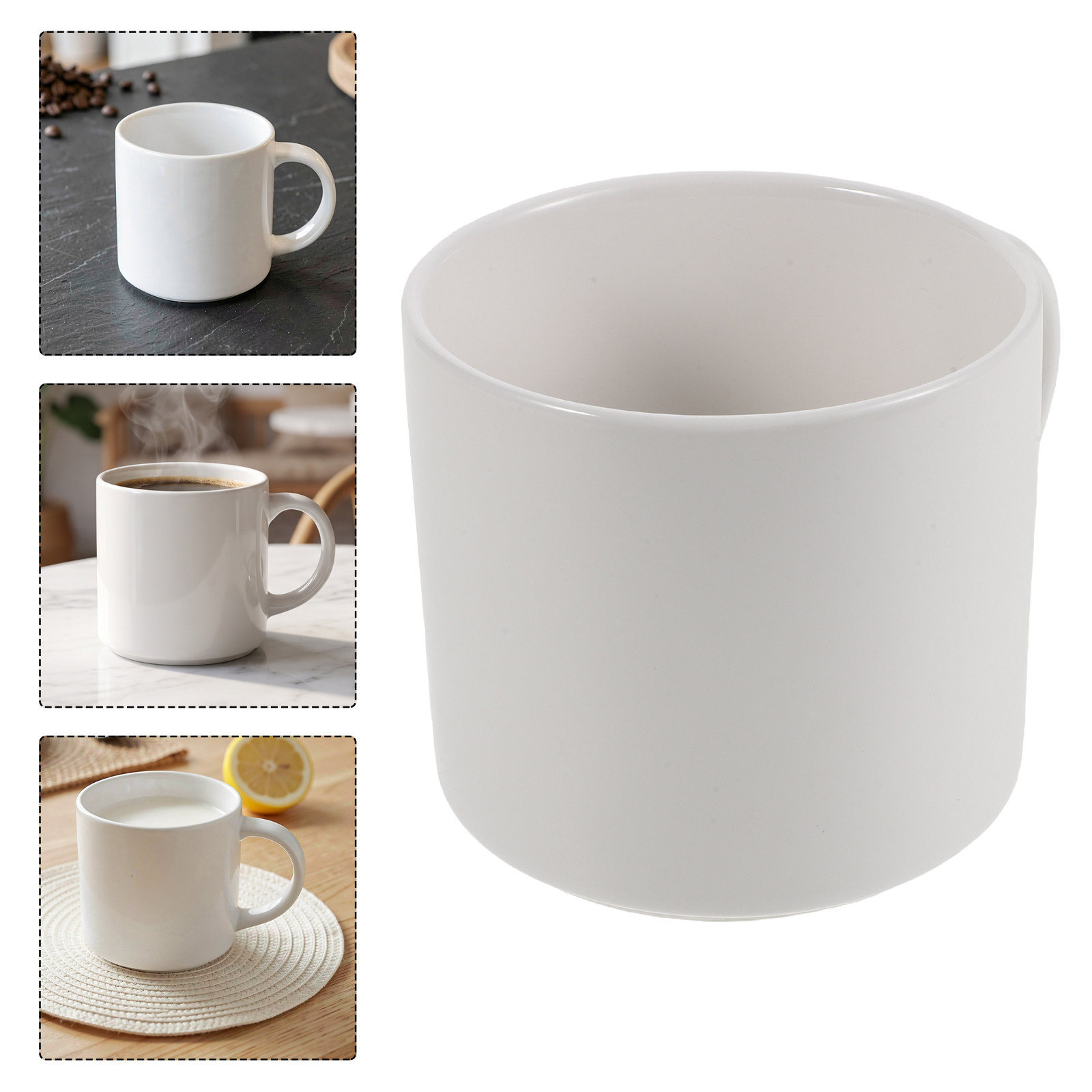 Mug Kopi Keramik Putih 15 Oz d - Sublimation Mug White ulasan dan harga