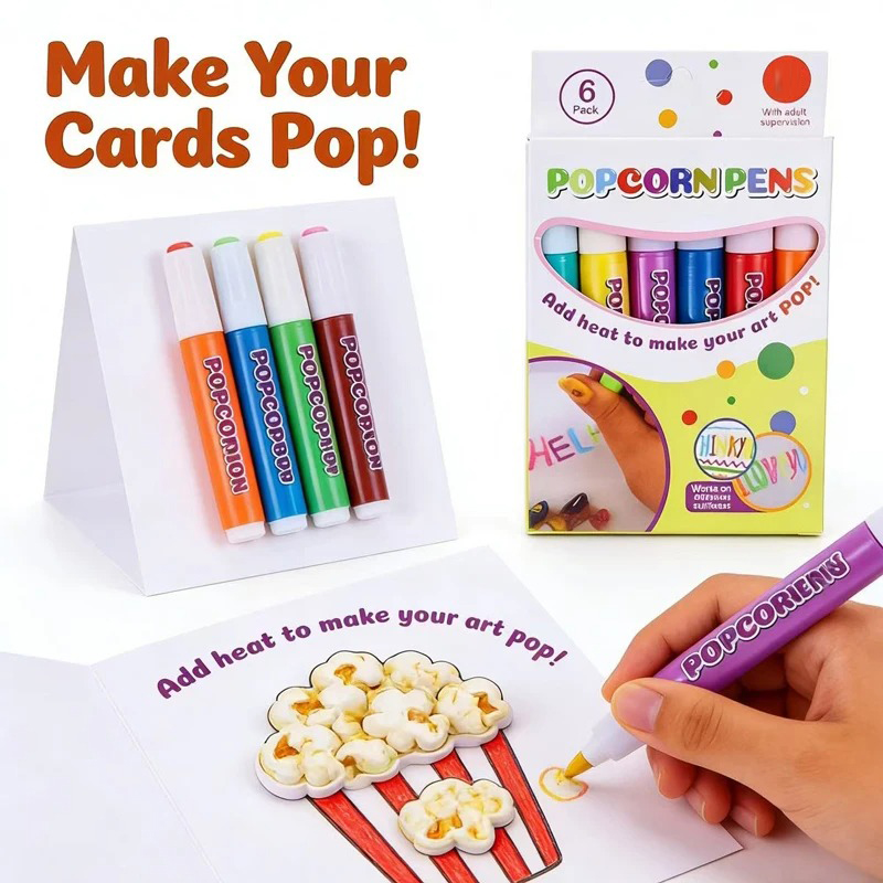 Pena Popcorn Ajaib 6 Warna, Pe - Copic Marker Sketch ulasan dan harga